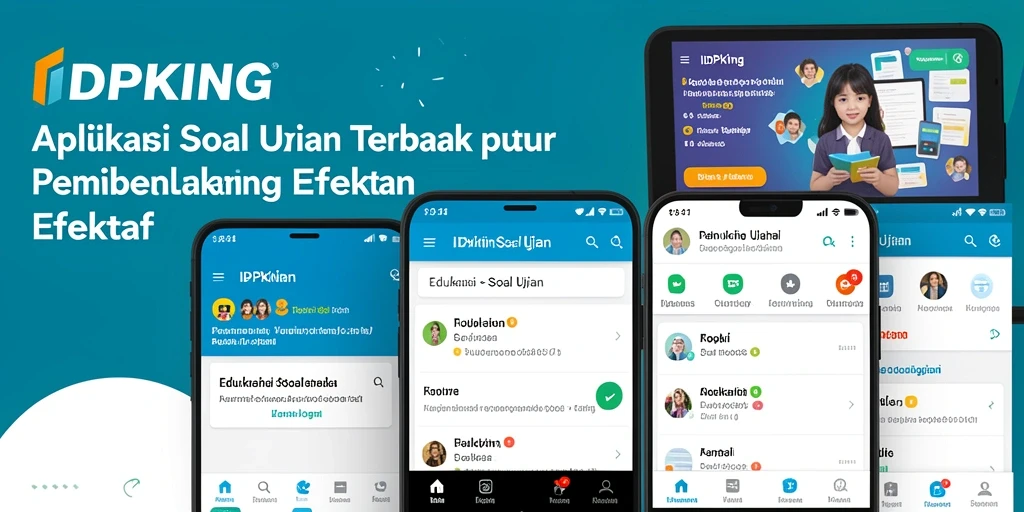 Tampilan antarmuka aplikasi IDPKING yang ramah pengguna.