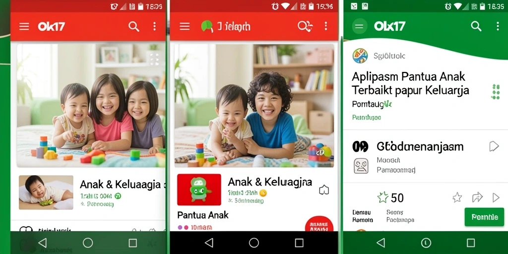 Tampilan antarmuka OLX17 yang user-friendly untuk memantau anak dengan fitur lengkap.