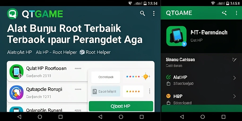Tampilan antarmuka QTGAME yang sederhana dan fungsional.