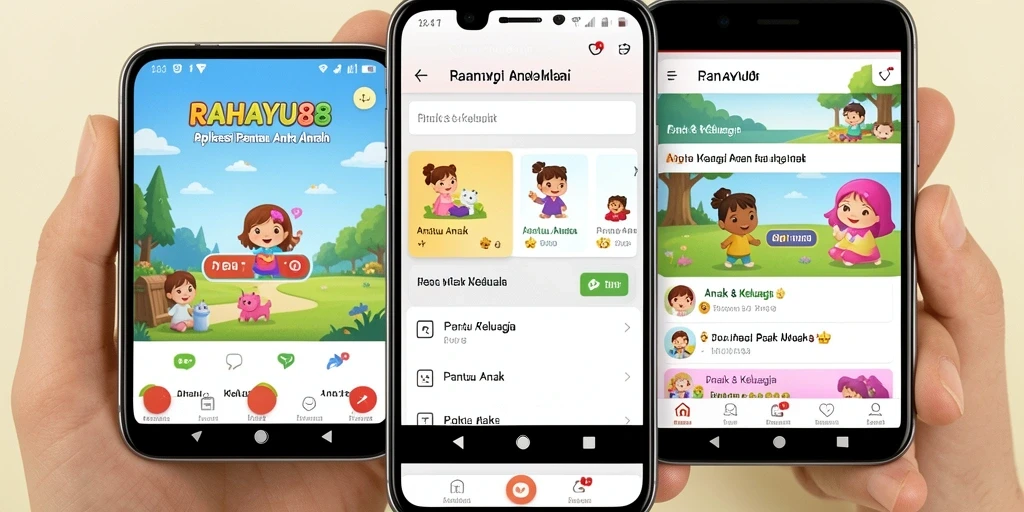 Tampilan antarmuka RAHAYU88 yang user-friendly untuk Pantau Anak.