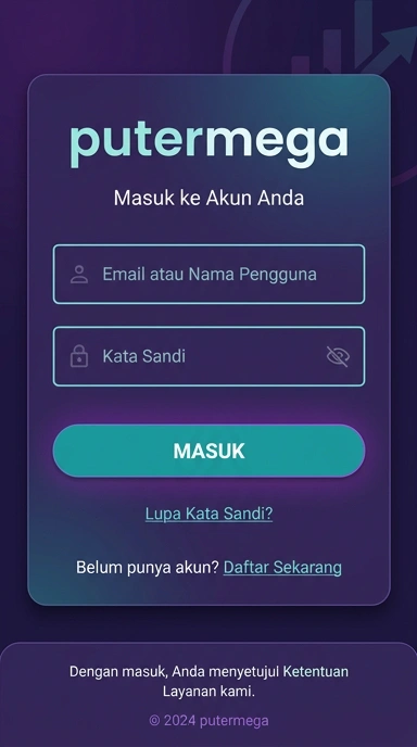 Masuk Akun Putermega untuk Pengguna Android